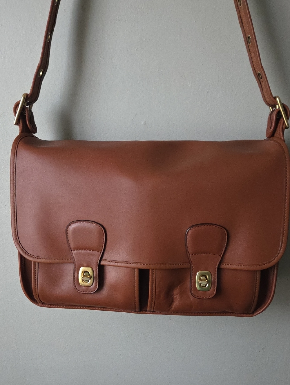 Coach Limited Edition British Tan Field Messenger Bag